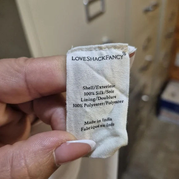 LoveShackFancy Arlo Silk Made In India Mini Dress 6 - Picture 9 of 11